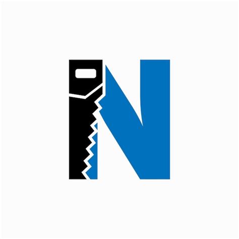 Premium Vector Saw Logo Design On N Letter