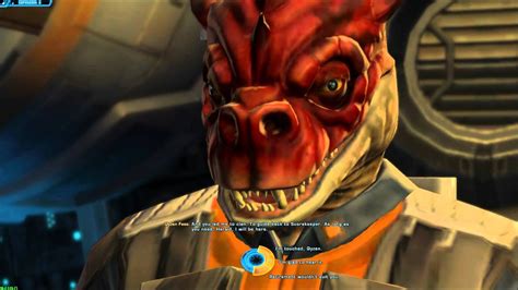 Swtor Jc Sixteenth Conversation With Qyzen Fess Hunter S Heart Youtube