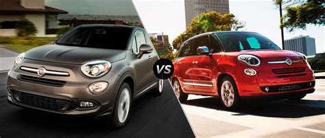 2016 Fiat 500X vs 2016 Fiat 500L