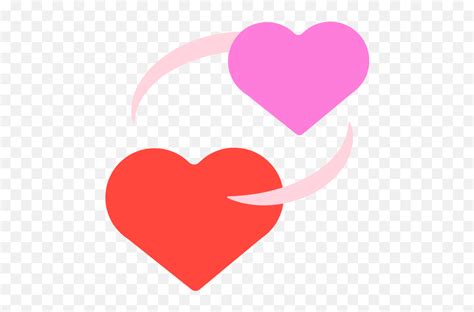 Animated Revolving Hearts Emoji Emoji Hearts Meaning Free Transparent