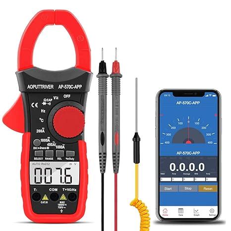 Pinza Amperimétrica Profesional AP 570CAPP Multímetro Digital