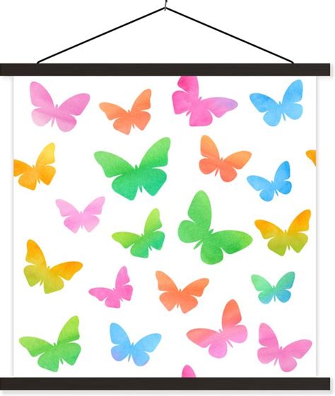 Illustration De Papillons R Alis S L Aquarelle Affiche Cole Lattes