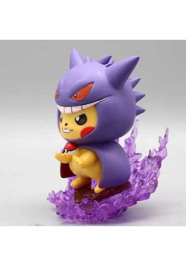 Gengar no Box 12cm Pokemon Şekil Pikachu Cos Gengar Charizard Anime