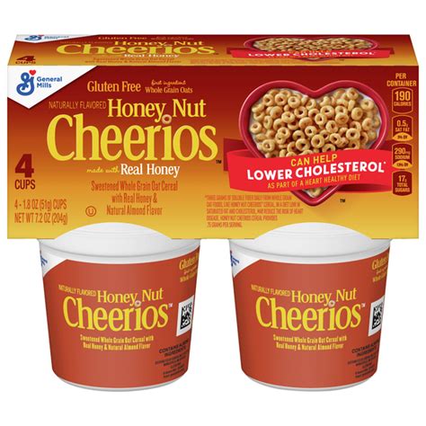 Save On General Mills Honey Nut Cheerios Cereal 4 Ct Order Online