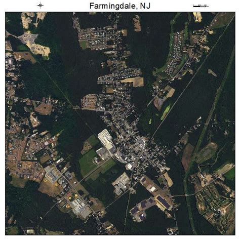 Aerial Photography Map of Farmingdale, NJ New Jersey