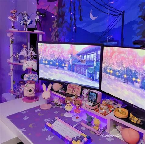 Aesthetic Gamer Girl Setup Video Game Room Design Game Room Design