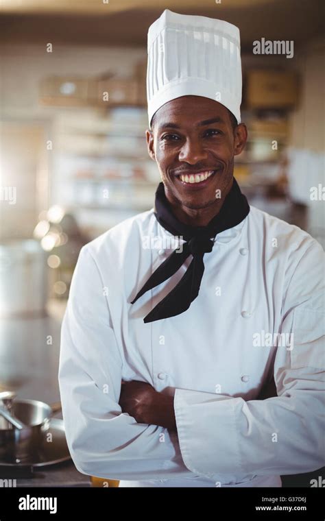 Smiling Chef Standing Arms Crossed Hi Res Stock Photography And Images