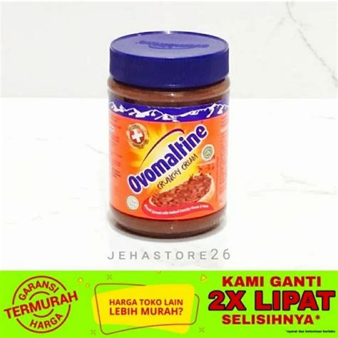 Jual Ovomaltine Crunchy Cream Selai Coklat 380gr Gram Shopee