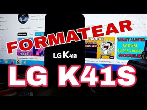 FORMATEAR LG K41S HARD RESET LG K41S Borrar Patrón O Contraseña