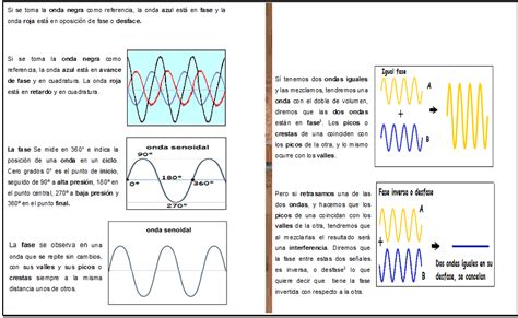 Movimiento Ondulatorio Partes De Una Onda Fase Y Desfase