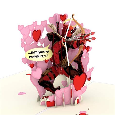 Lovepop Marvel S Deadpool Love Hurts Pop Up Card D Cards Valentine