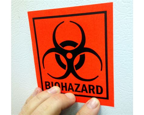 ☣ Biohazard Stickers And Biohazard Labels