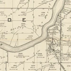 Warren County Pennsylvania Wall Map With Landowner Names Old Map