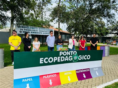 Ponto Eletropecas Taquara - Taquara entrega 22 novos pontos ecopedagógicos para escolas do município