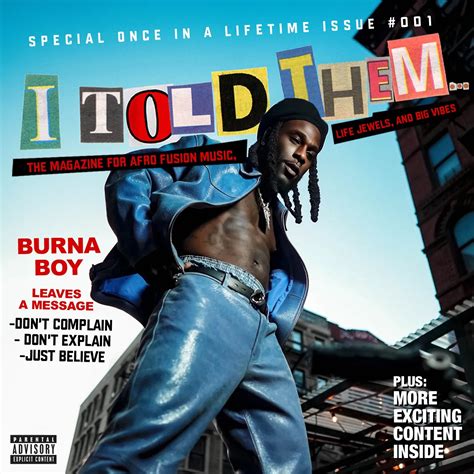 Burna Boy Drops Th Studio Album I Told Them Listen Bellanaija