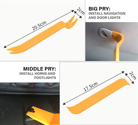 Pcs Car Removal Pry Tool Car Plastic Radio Door Clip Panel Trim Dash