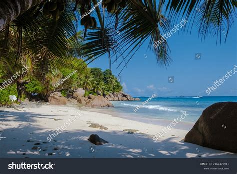 Anse Patates Beach La Digue Island Stock Photo 2167475941 Shutterstock