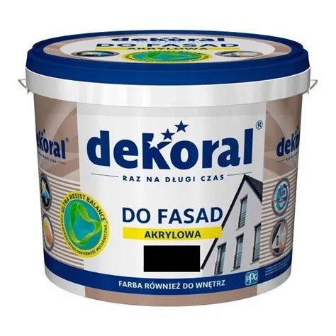 Dekoral Polinit Farba Fasadowa L Czarny Cartel Color