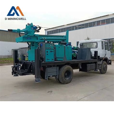 600 Meters Truck Mounted Water Well Drilling Rig For Water Well DTH