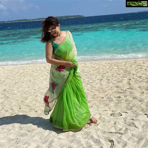 Sridevi Vijaykumar Instagram In Love With This Place😍💚💙💚💙💚😍 Maldives