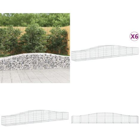 Paniers Gabions Arqu S Pcs X X Cm Fer Galvanis Panier