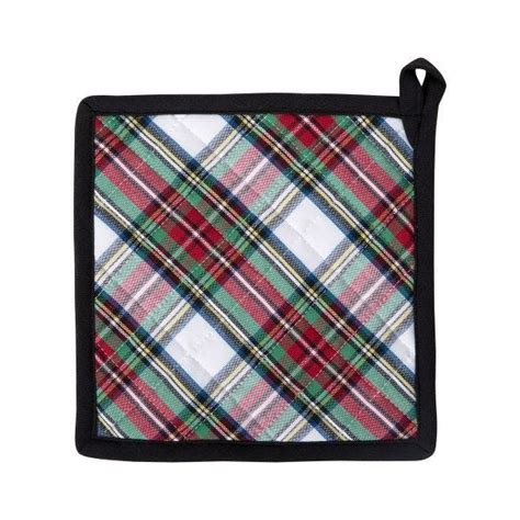 Stewart Tartan 2pc Oven Mitt And Pot Holder Set Misi Home