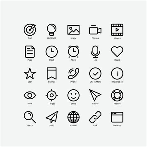 Resume Icons In Vector And Png Etsy Resume Icons Iphone App Design