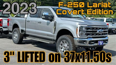 2023 Ford F250 Lariat 3 LIFTED On 37x11 50s BUBBA Covert Edition YouTube