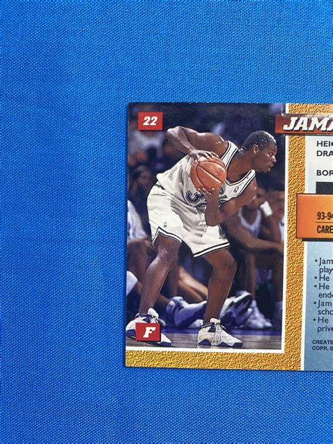 1995 Topps Jamal Mashburn 22 TMB Embossed NM EBay