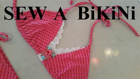 How To Sew A String Bikini YouTube