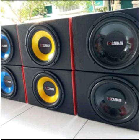 Jual Subwoofer Carman CM 1278 Subwoofer 12 Inci Double Coil Plus Box