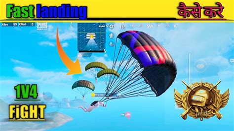 😱fast Landing कैसे करें How To Do Fast Landing In Bgmi Lite Pubg