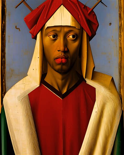 Jan Van Eyck African Christ Creative Fabrica