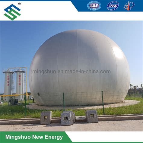 Double Membrane Gas Storage Tank In Biogas Holder China Double