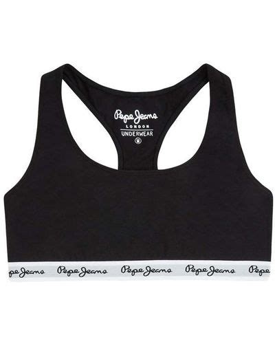 Black Pepe Jeans Lingerie For Women Lyst