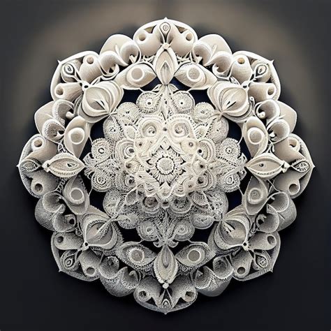 Premium Photo | White mandala background beautiful mandala wallpaper ...