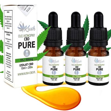 Olejek Konopny Kush Cbd Pure 5 1500 Mg 3x 10ml Sklep EMPIK