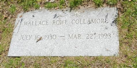 Wallace Rowe Collamore 1930 1993 Mémorial Find a Grave