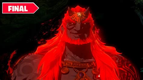 Final Link Vs Ganondorf Ending Zelda Tears Of The Kingdom Youtube