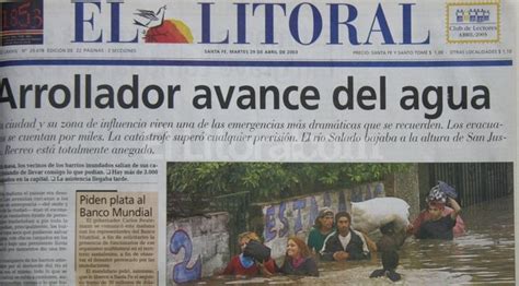 Recorré la edición de diario El Litoral del martes 29 de Abril de 2003