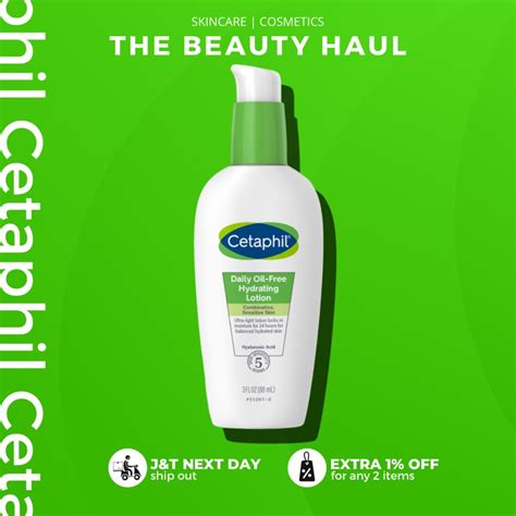 Cetaphil Daily Oil Free Ultra Light Hydrating Lotion For Face 88ml