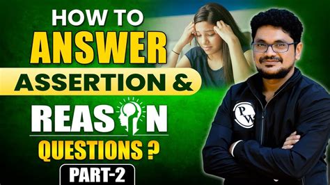 How To Answer Assertion Reason Questions Part Easy Trick