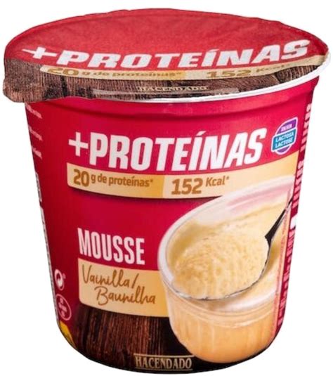 HACENDADO MERCADONA MOUSSE PROTEÍNAS VAINILLA OCU