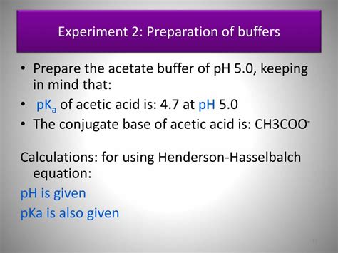 Ppt Lab Activity Active Acidity Ph And Buffer Powerpoint