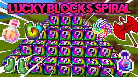 ADDON De LUCKY BLOCKS SPIRAL Mod Minecraft Bedrock 1 19 YouTube