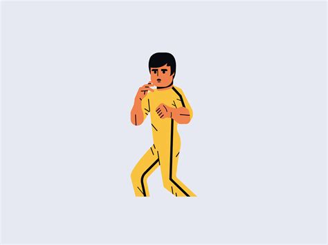 Bruce Lee By Defaced On Dribbble