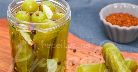 Picles De Pepino Na Press O Pickles Receitas Na Press O