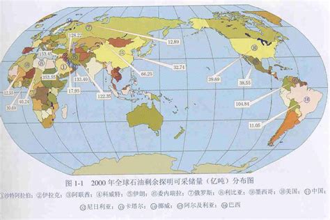 世界石油分布图高清 世界石油分布图 微信公众号文章