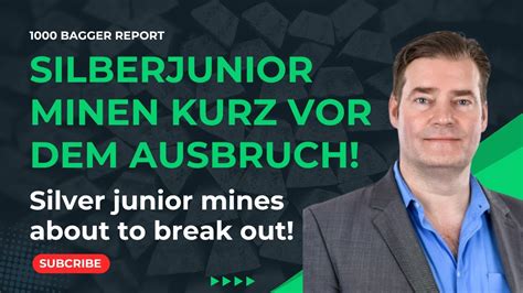 Silberaktien Goldaktien Silberjuniorminen Kurz Vor Dem Ausbruch