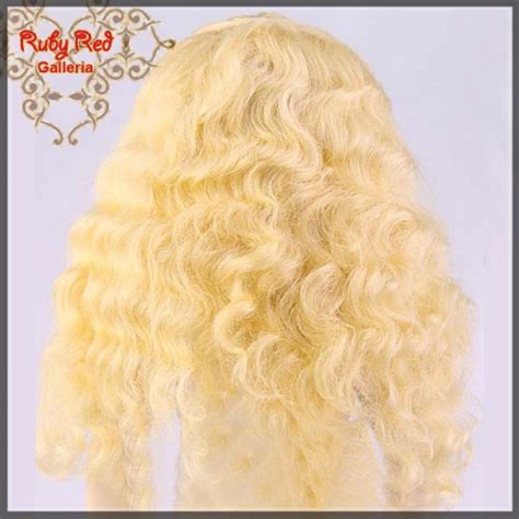 Blonde Mohair Wig For 11 5 Bleuette Doll ED0010M6 Ruby Red Galleria